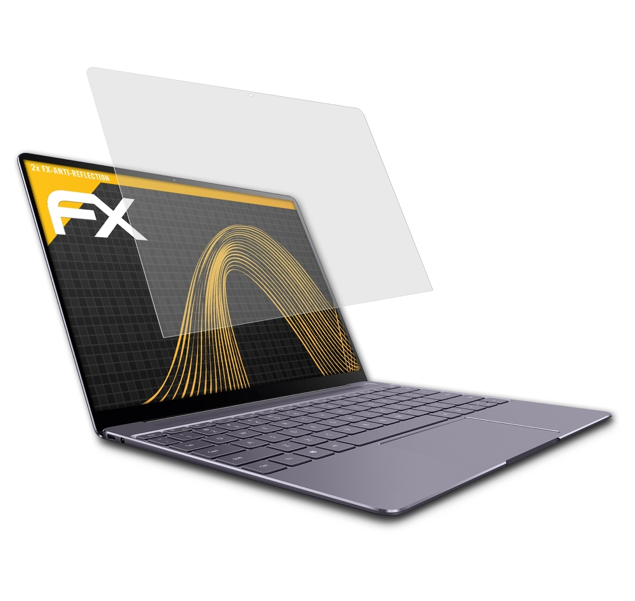 Displayschutz(für Huawei FX-Antireflex ATFOLIX MateBook 2x X)