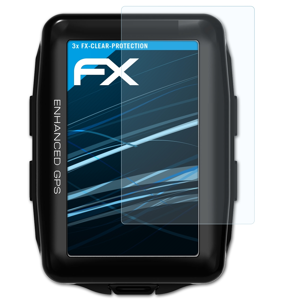 Displayschutz(für FX-Clear ATFOLIX XL 3x GPS) Lezyne Mega