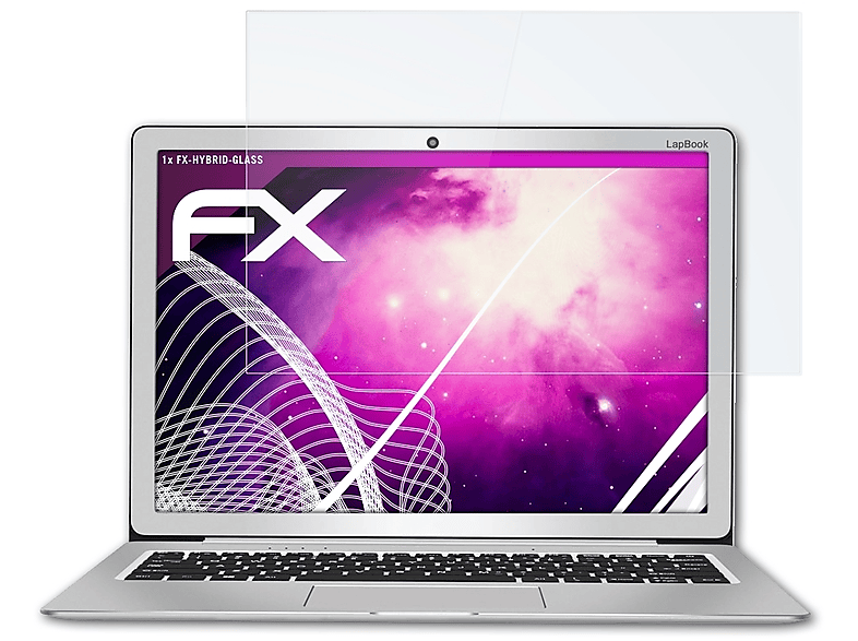 ATFOLIX Chuwi LapBook 12,3) FX-Hybrid-Glass Schutzglas(für