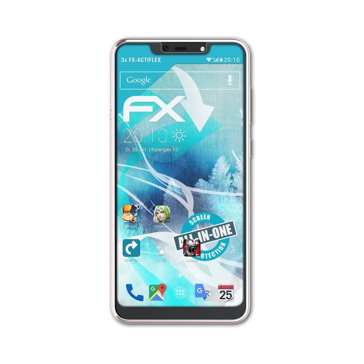 FX-ActiFleX H12) Infintiy Hisense 3x Displayschutz(für ATFOLIX