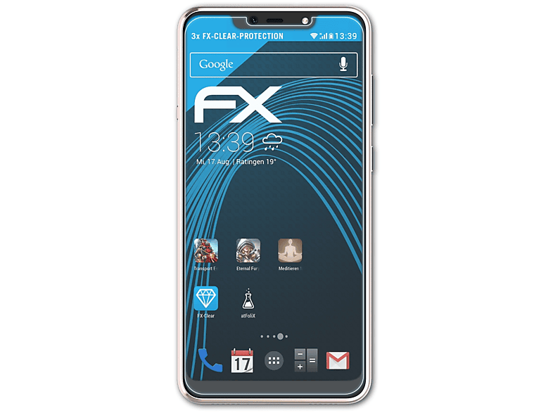 ATFOLIX 3x FX-Clear Displayschutz(für Hisense Infintiy H12) | Displayschutzfolien & Gläser