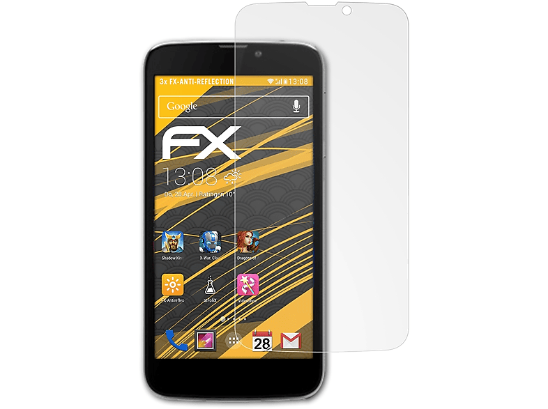 ATFOLIX 3x FX-Antireflex Displayschutz(für Phicomm Clue 2S)