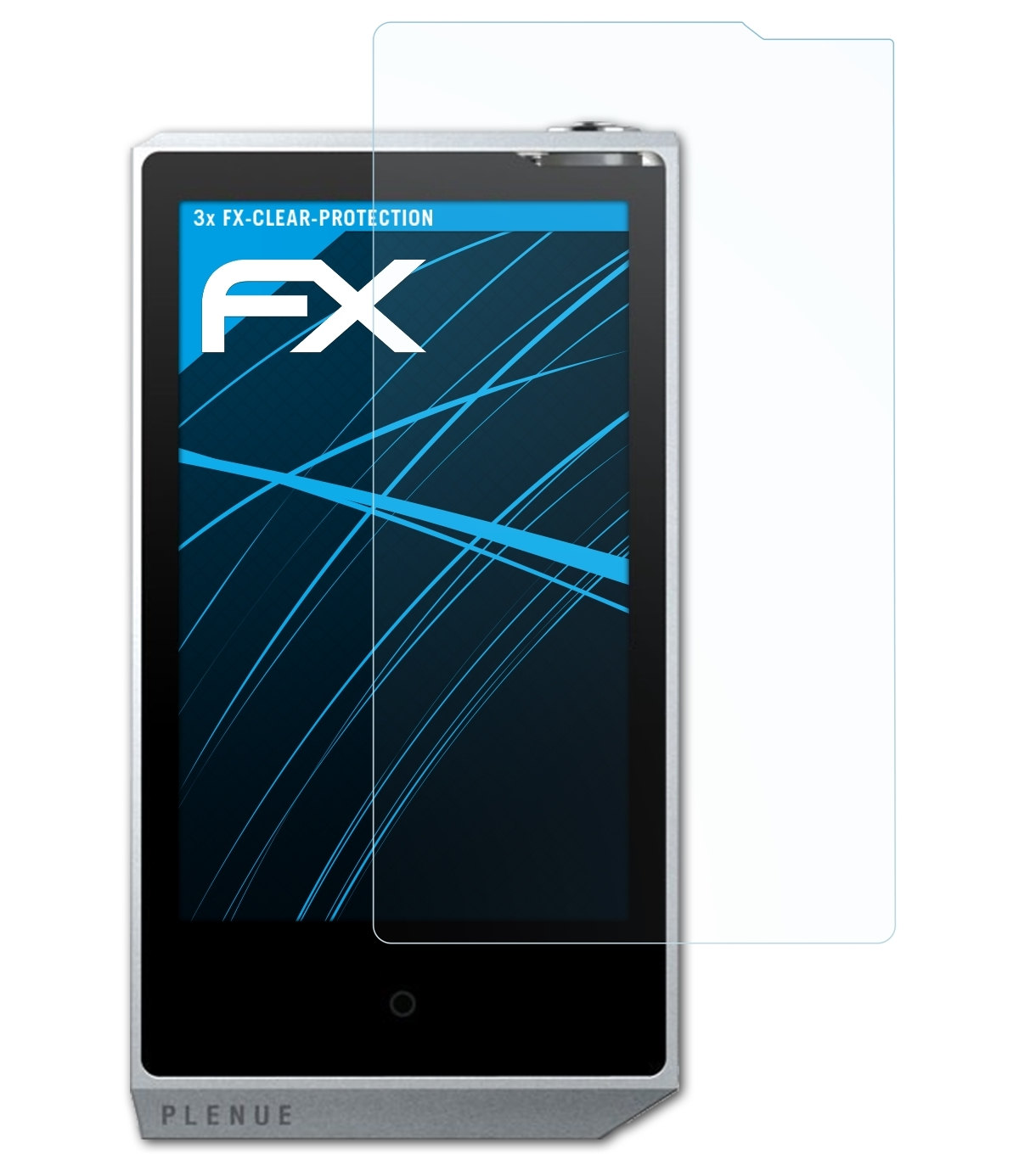 ATFOLIX FX-Clear Cowon R) 3x Plenue Displayschutz(für