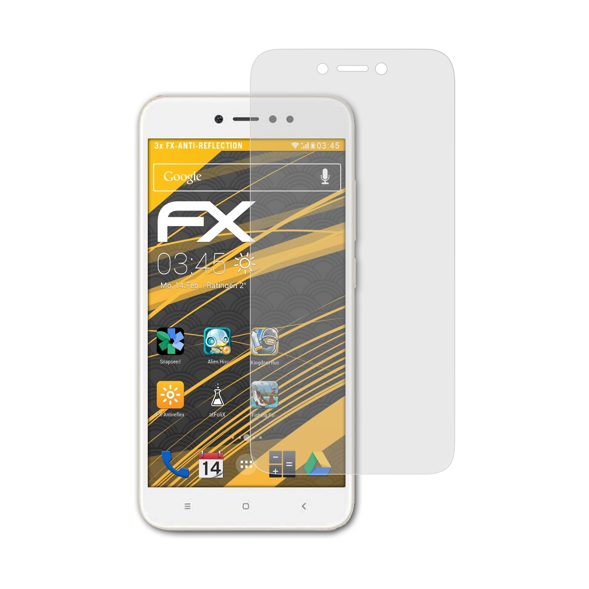 5A) Xiaomi ATFOLIX Displayschutz(für FX-Antireflex 3x Redmi