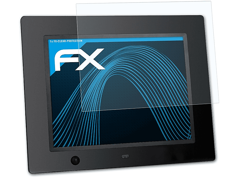 ATFOLIX FX-Clear Displayschutz(für Oxa Zoll)) Bilderrahmen Digitaler (8