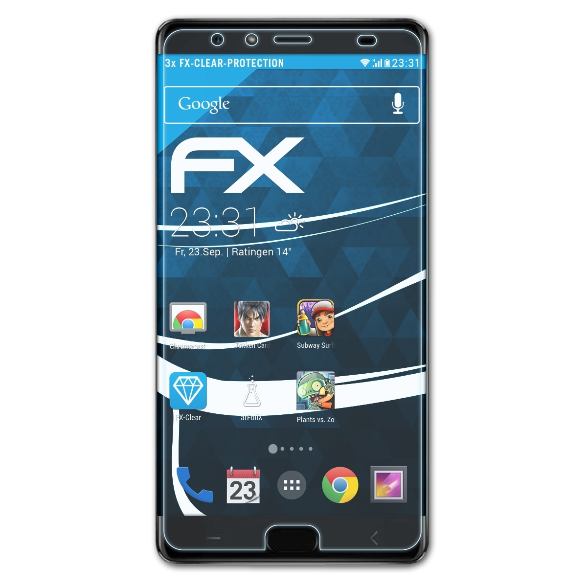 ATFOLIX 3x InnJoo FX-Clear Displayschutz(für Max 4 Pro)