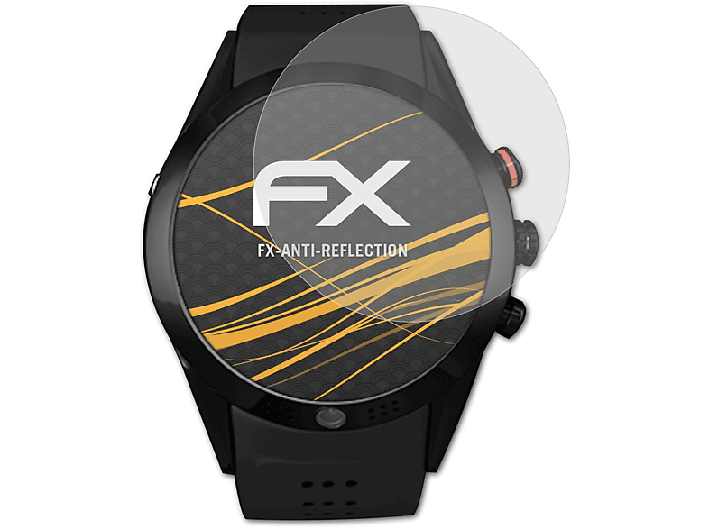 ATFOLIX 3x Smartwatch) Arrow FX-Antireflex Displayschutz(für