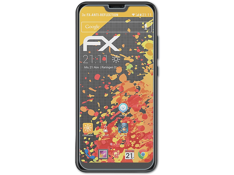 ATFOLIX 3x FX-Antireflex Displayschutz(für Redmi Pro) Xiaomi 6