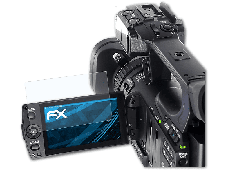 ATFOLIX 3x FX-Clear Canon XF100) Displayschutz(für