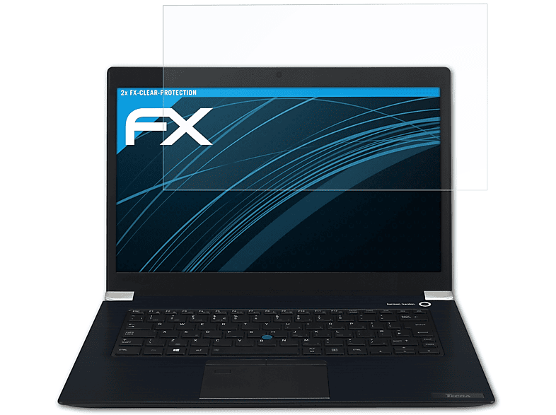 X40) ATFOLIX Tecra FX-Clear 2x Toshiba Displayschutz(für