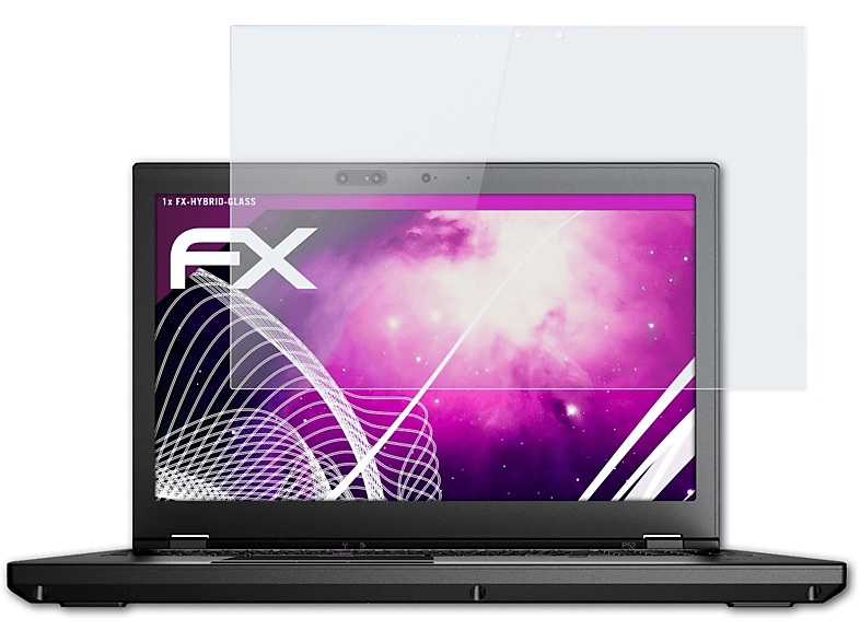 ATFOLIX FX-Hybrid-Glass Schutzglas(für Lenovo ThinkPad P52)