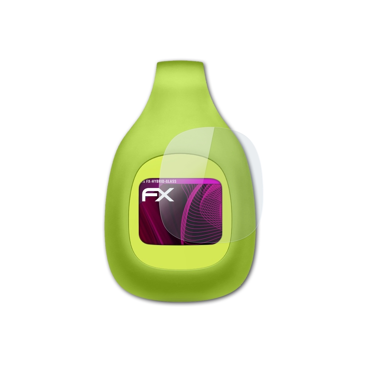 ATFOLIX FX-Hybrid-Glass Schutzglas(für Fitbit Zip)