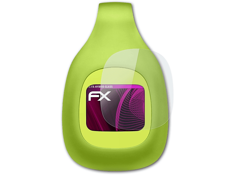 ATFOLIX FX-Hybrid-Glass Schutzglas(für Fitbit Zip)