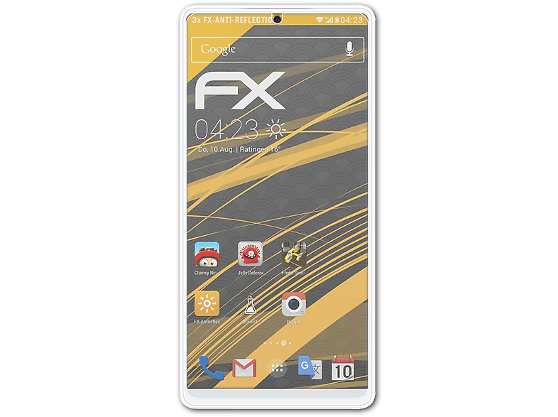 ATFOLIX 3x FX-Antireflex Displayschutz(für R1) Nut Smartisan