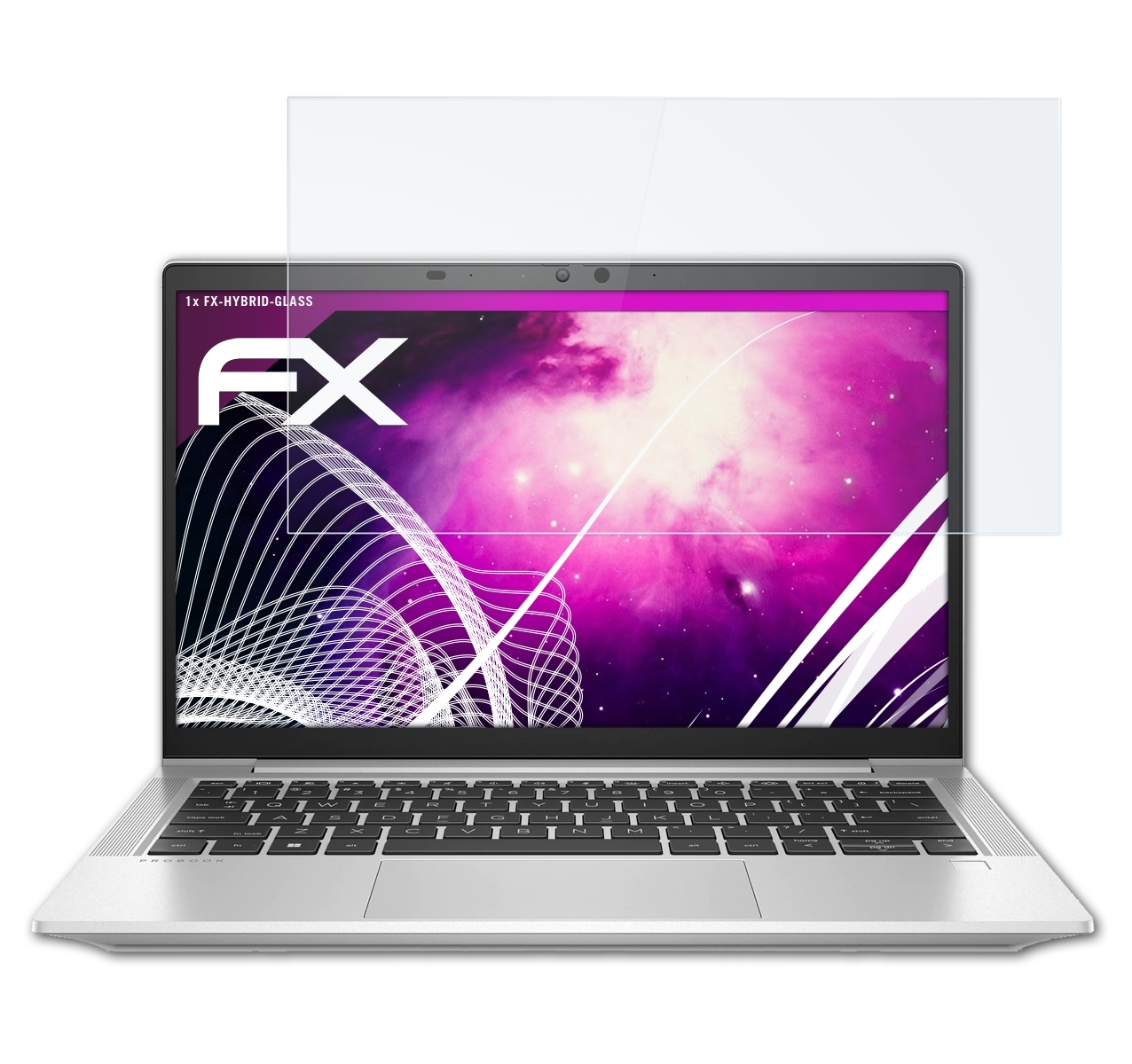 ATFOLIX FX-Hybrid-Glass Schutzglas(für HP G8) 635 Aero ProBook