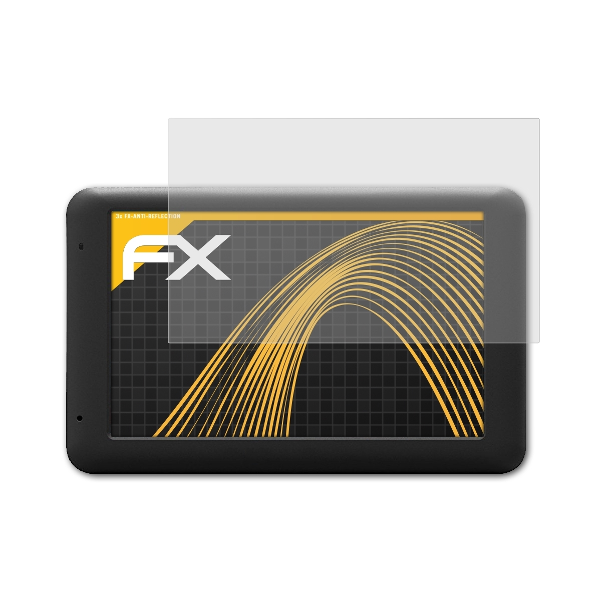 EU) ATFOLIX FX-Antireflex Blaupunkt TravelPilot Displayschutz(für 3x 53 CAM
