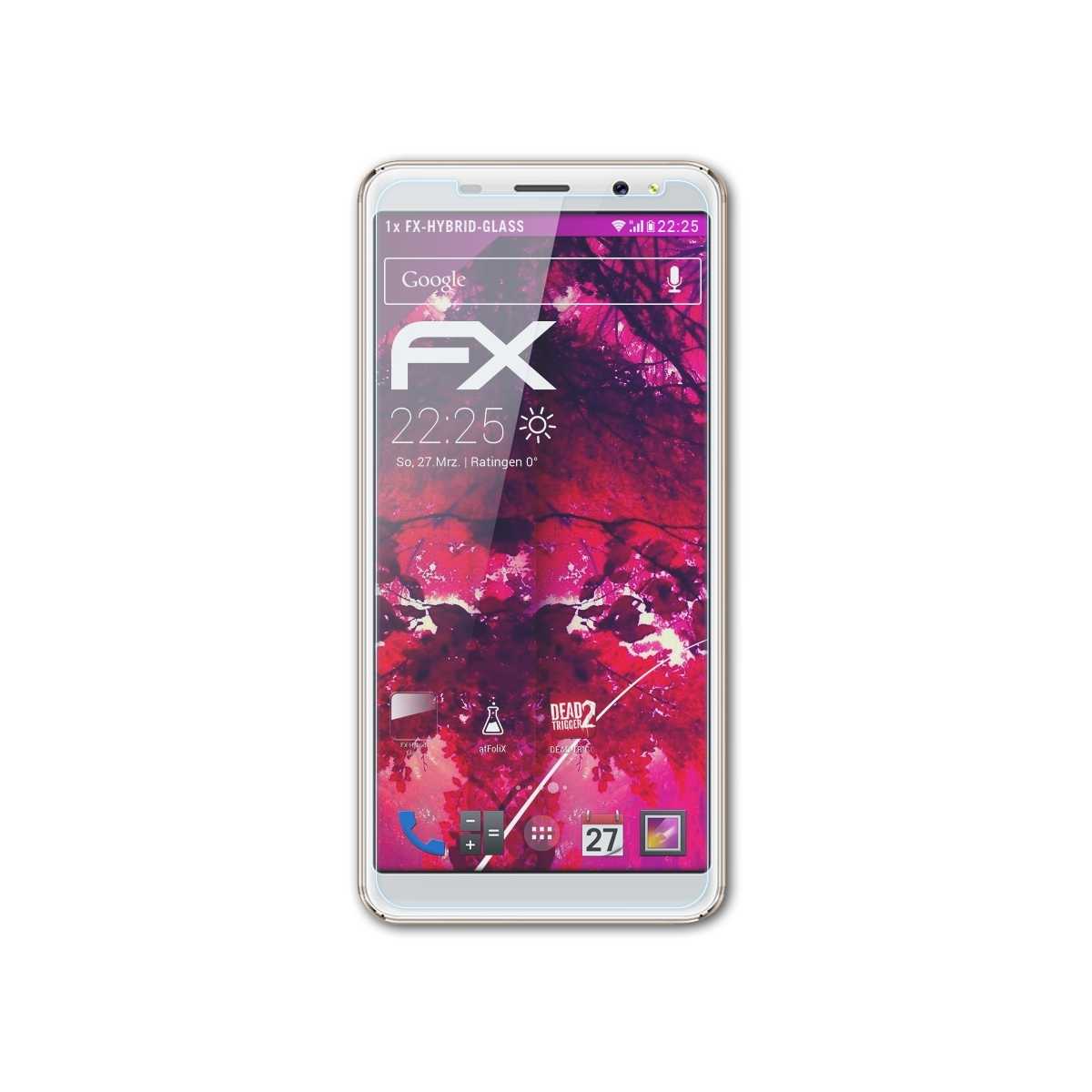 ATFOLIX FX-Hybrid-Glass S9) Schutzglas(für Gooweel