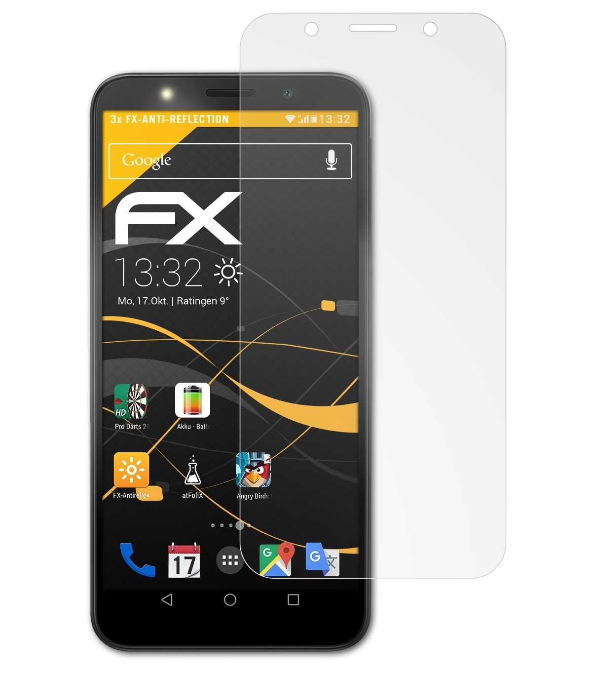 Huawei Displayschutz(für FX-Antireflex 3x Honor 7S) ATFOLIX