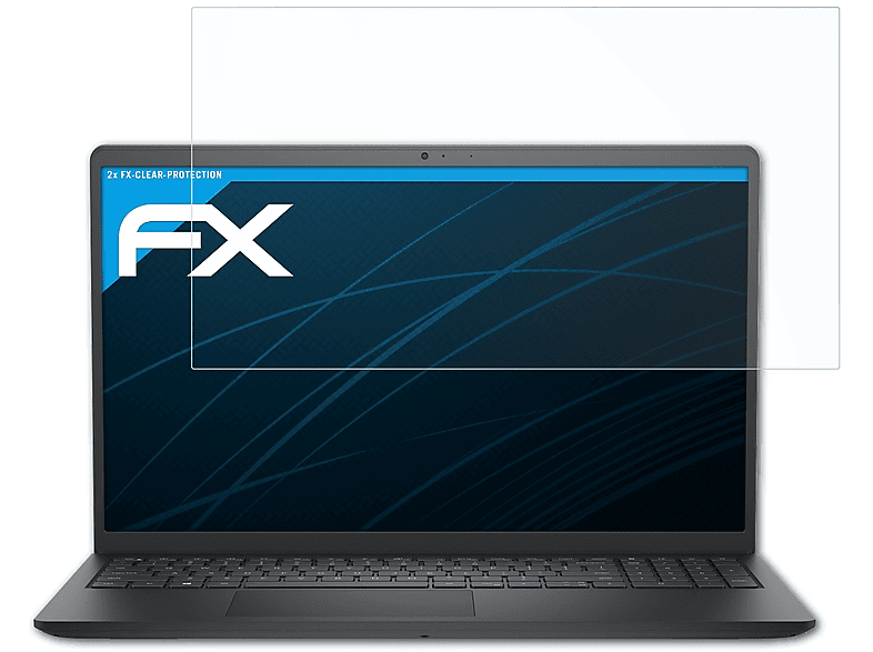 ATFOLIX 2x FX-Clear Displayschutz(für Dell Inspiron 15 (2022))