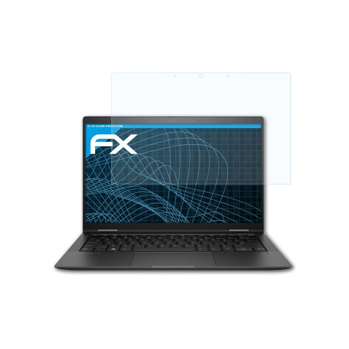 Max) 2x HP Elite FX-Clear ATFOLIX Displayschutz(für Dragonfly