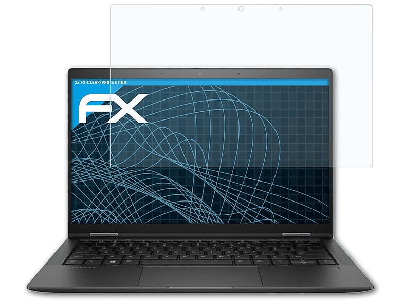 ATFOLIX 2x FX-Clear Displayschutz(für HP Elite Dragonfly Max)