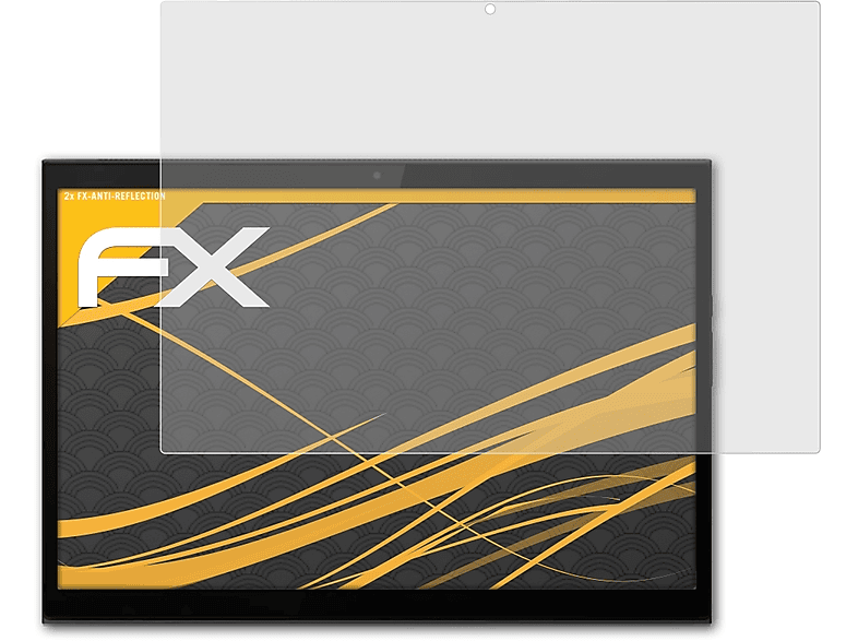ATFOLIX 2x FX-Antireflex Displayschutz(für Lenovo Yoga Duet 7i) | Tabletschutzfolien