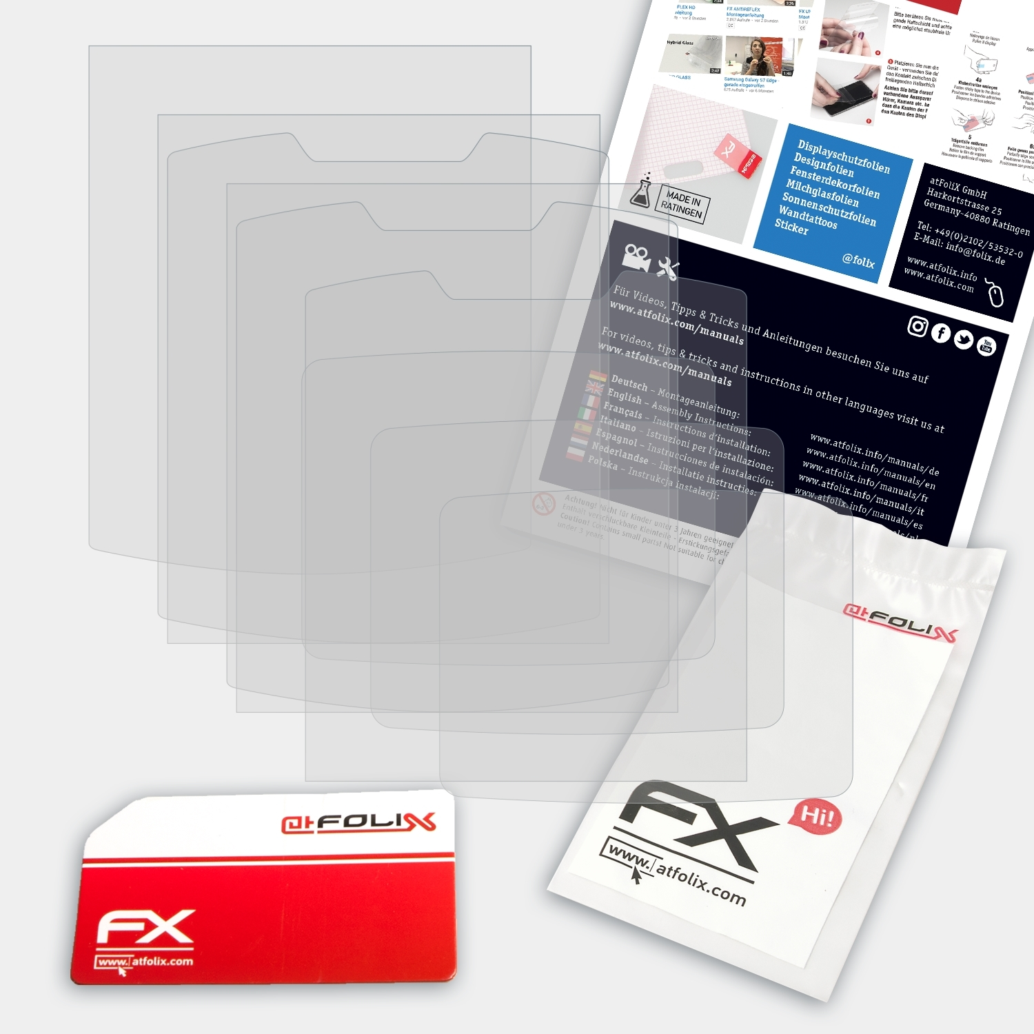 ATFOLIX 3x FX-Antireflex Displayschutz(für Motorola 2)) Razr (Gen