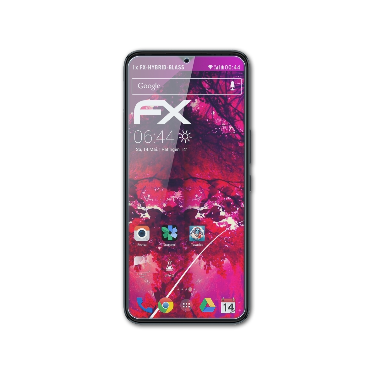 5 Pro) Infinix FX-Hybrid-Glass Smart Schutzglas(für ATFOLIX