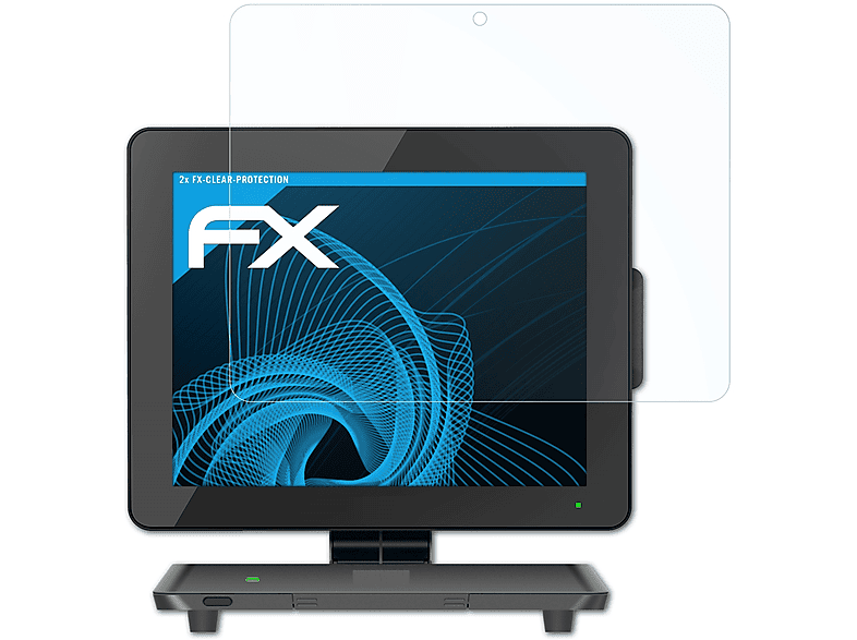 ATFOLIX 2x FX-Clear Displayschutz(für NCR XR7 (18 inch))