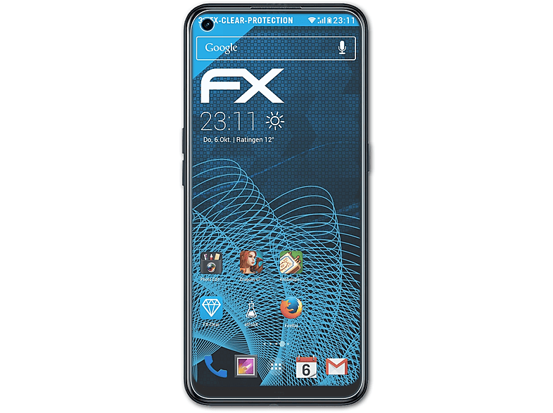 ATFOLIX 3x A11s) Oppo Displayschutz(für FX-Clear