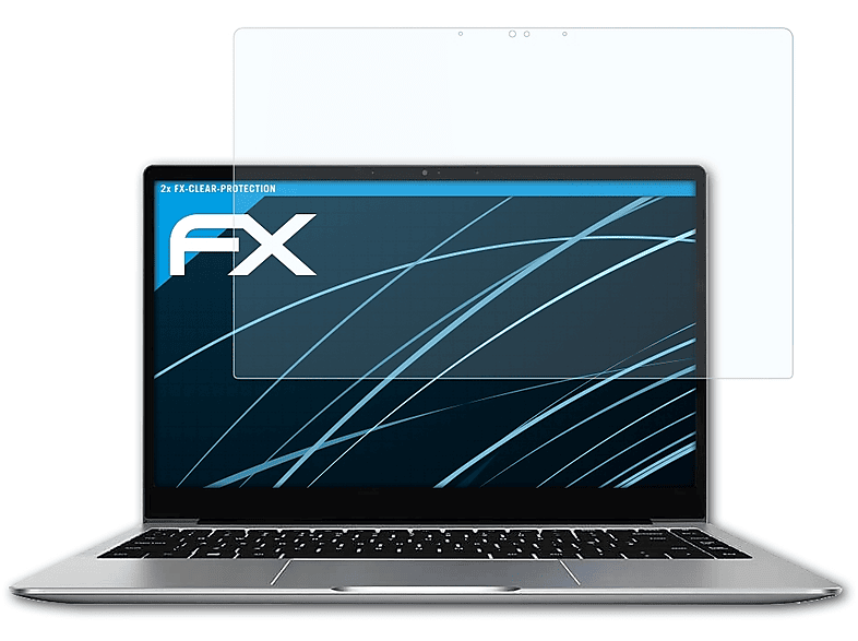 ATFOLIX 2x FX-Clear Displayschutz(für 1) AceBook Blackview