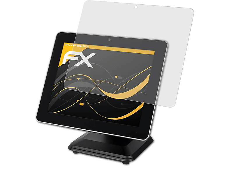 ATFOLIX 2x FX-Antireflex Displayschutz(für NCR Columbus 800 (15 inch))