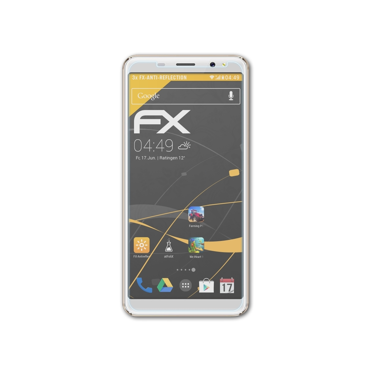 FX-Antireflex Displayschutz(für Gooweel S9) ATFOLIX 3x