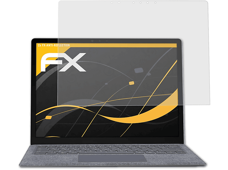 ATFOLIX 2x FX-Antireflex Displayschutz(für Microsoft Surface Laptop 4 (13,5 inch))