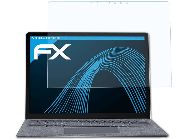 ATFOLIX 2x FX-Clear Displayschutz(für Microsoft Surface Laptop 4 (13,5 inch))