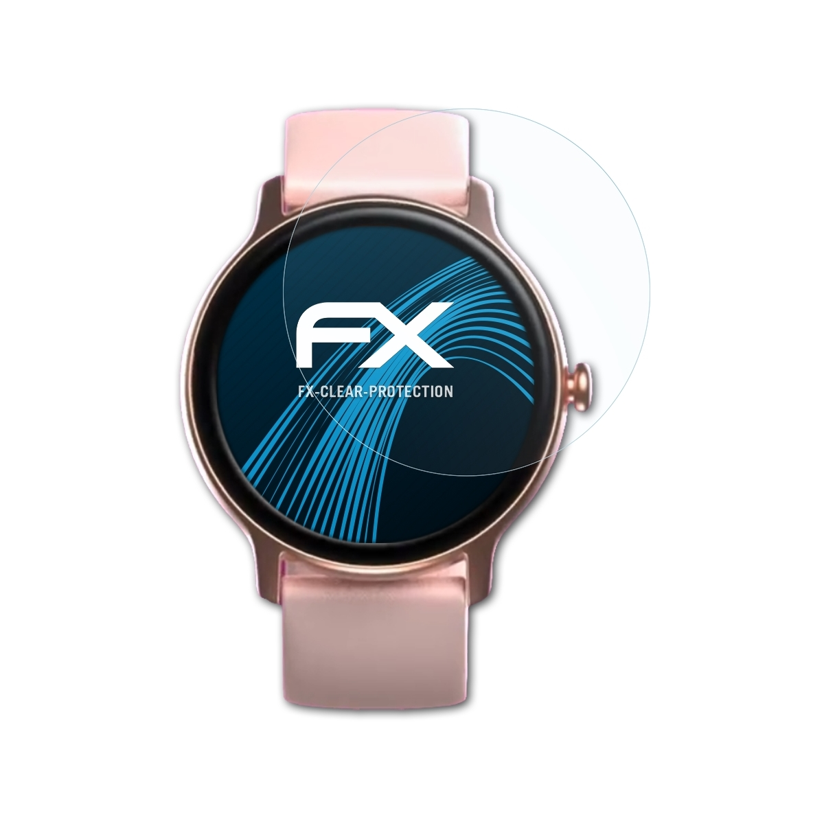 ATFOLIX 3x Fit Displayschutz(für klar&stoßfest Hama 4910) Watch