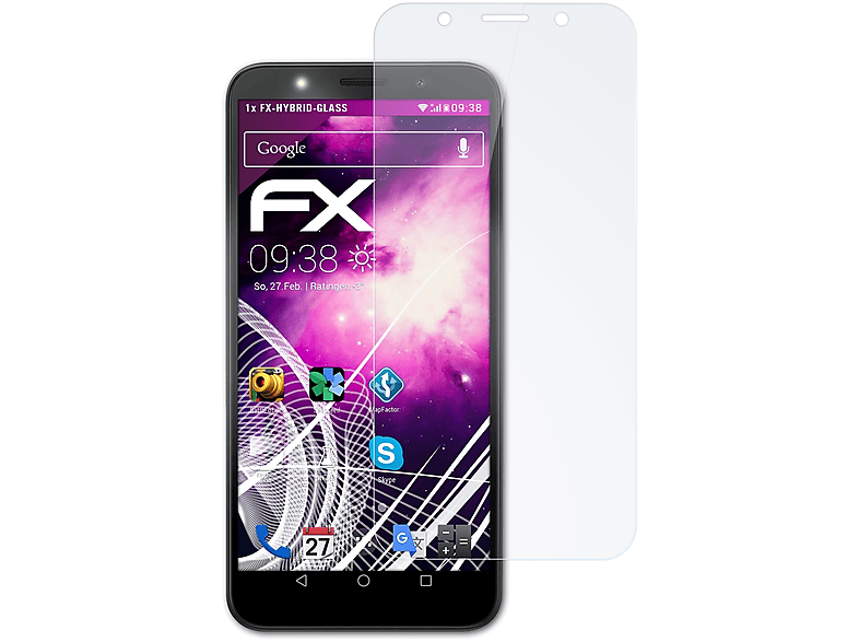 7S) Honor FX-Hybrid-Glass ATFOLIX Schutzglas(für Huawei