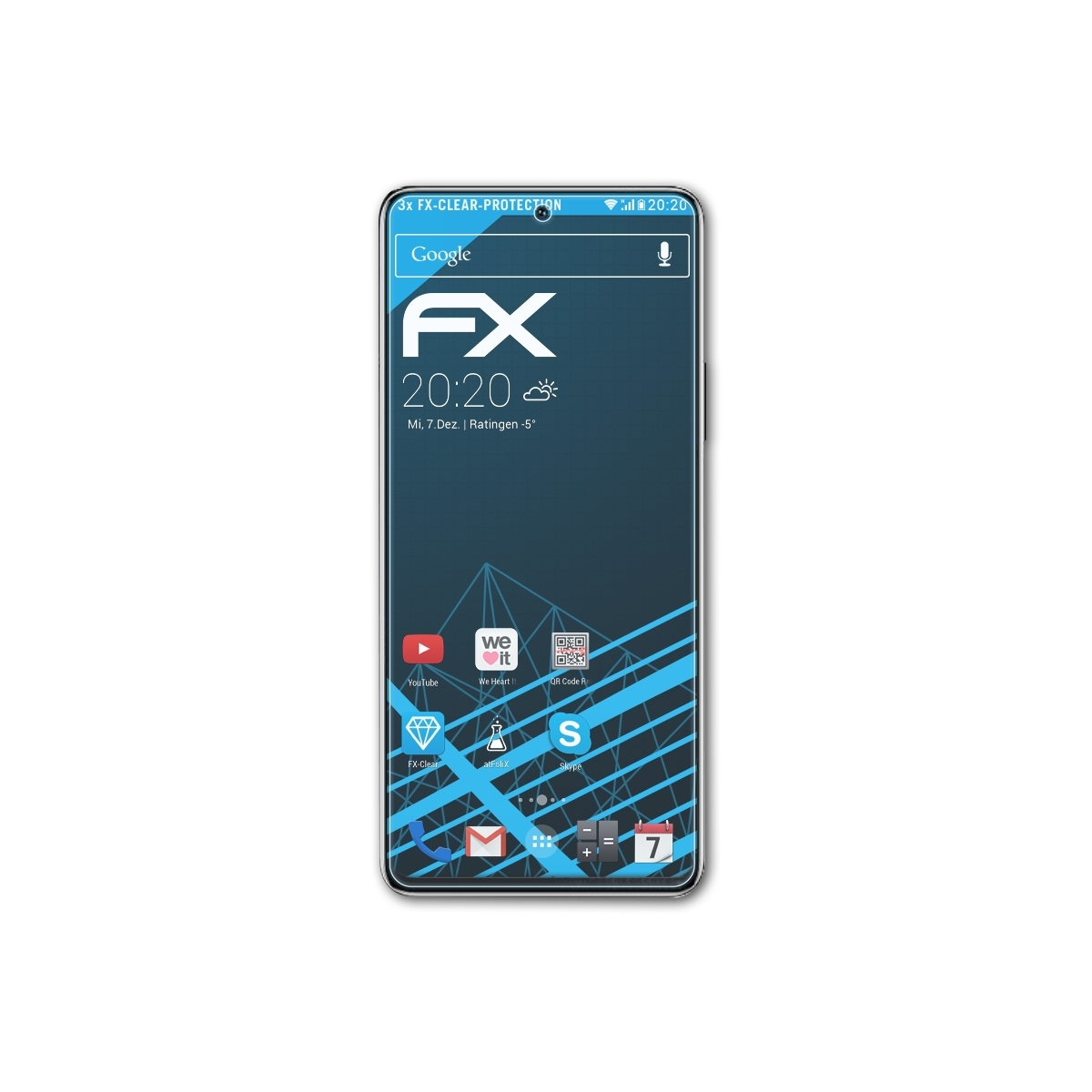 X9) FX-Clear Displayschutz(für Honor 3x ATFOLIX