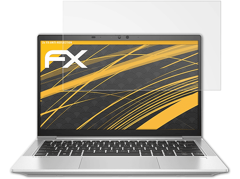 ATFOLIX 2x FX-Antireflex Displayschutz(für HP 635 Aero G8) ProBook