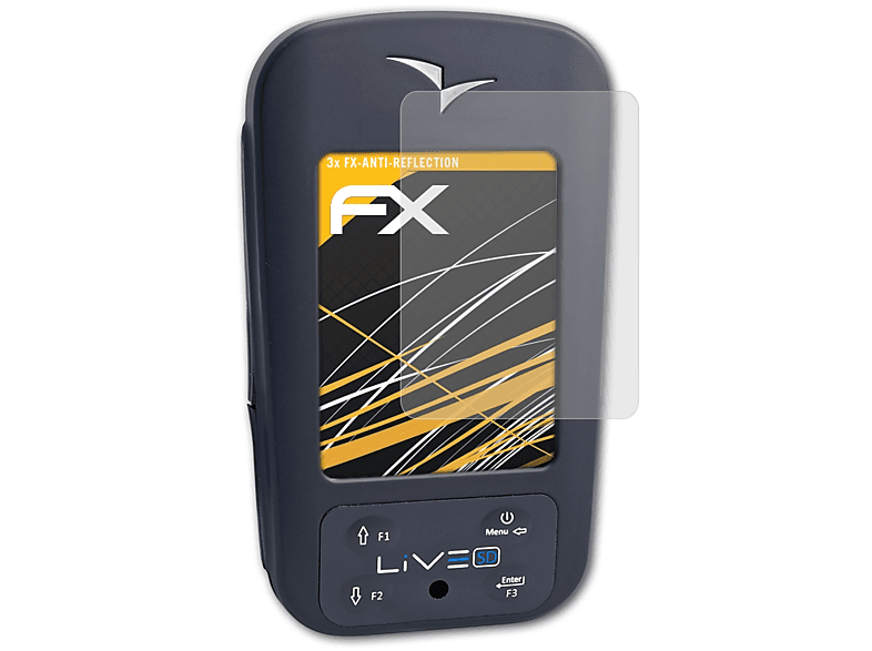 FX-Antireflex Flymaster 3x SD) Displayschutz(für Live ATFOLIX