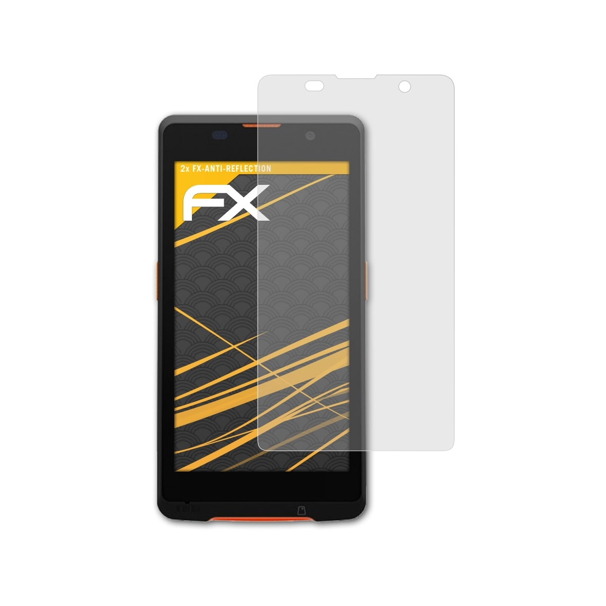 P2 2x Sunmi FX-Antireflex ATFOLIX Displayschutz(für Mini)