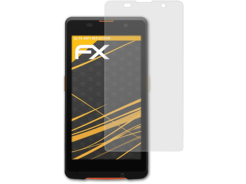 ATFOLIX 2x FX-Antireflex Displayschutz(für Sunmi P2 Mini)