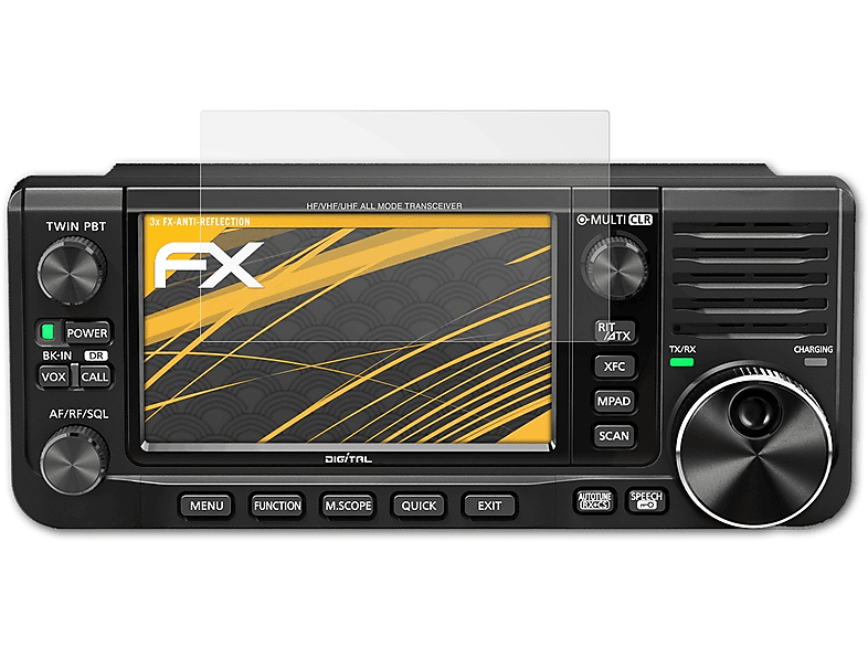 Displayschutz(für FX-Antireflex 3x Icom IC-705) ATFOLIX