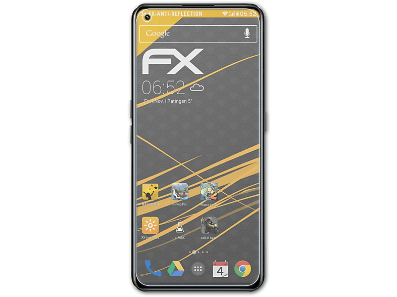 ATFOLIX 3x FX-Antireflex Displayschutz(für Realme Q5 Pro)