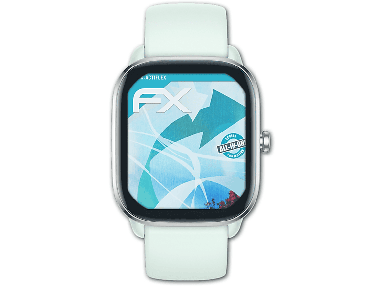 ATFOLIX 3x klar&flexibel Displayschutz(für Amazfit GTS 4 Mini)