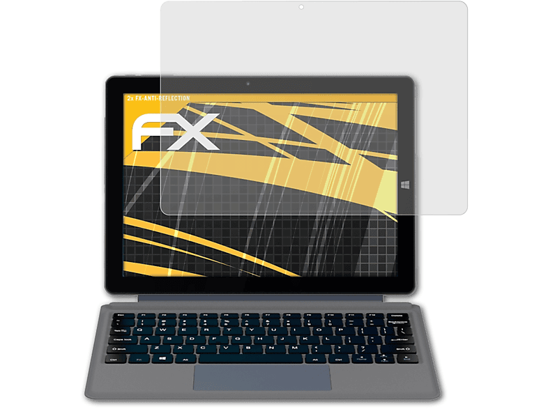 ATFOLIX 2x FX-Antireflex Displayschutz(für Alldocube 20) iWork
