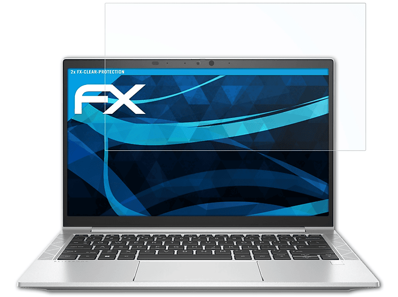 ATFOLIX 2x FX-Clear Displayschutz(für G8) 835 HP EliteBook