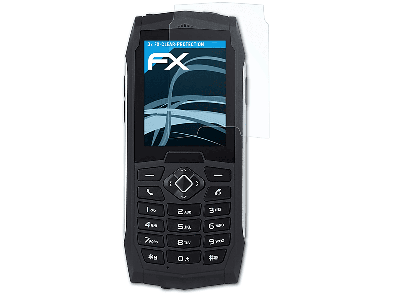 ATFOLIX 3x FX-Clear Displayschutz(für myPhone 3+) Hammer
