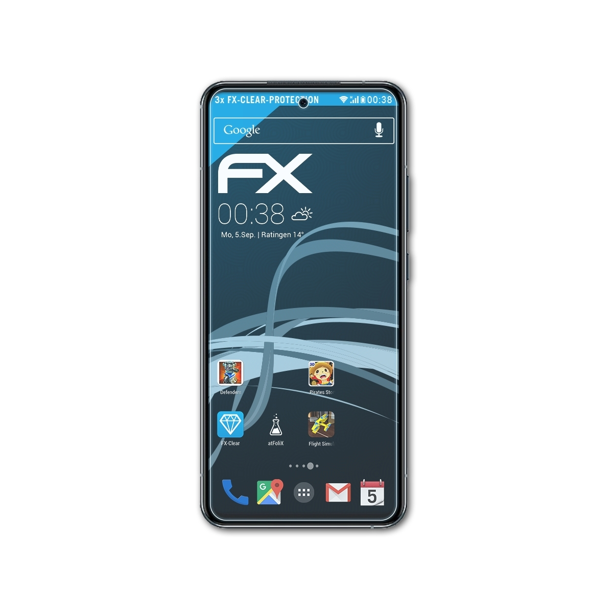 ATFOLIX 3x Displayschutz(für klar&stoßfest X30 Nokia 5G)