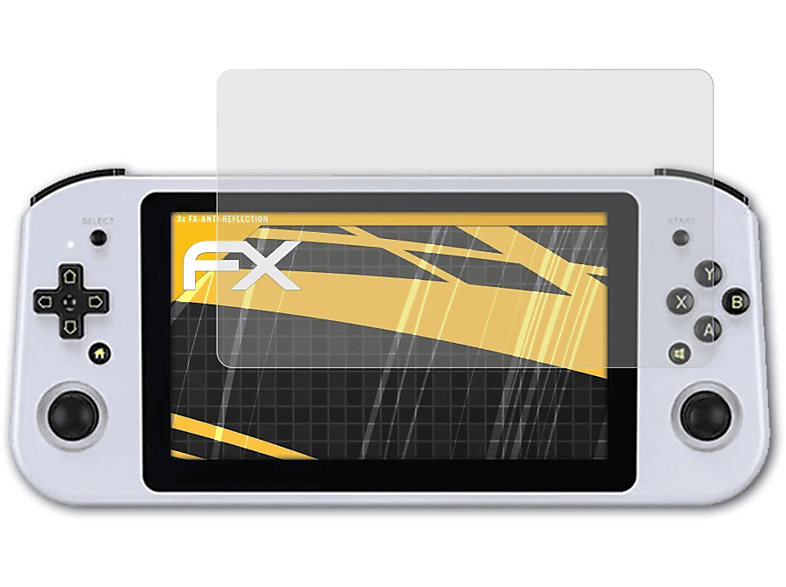 ATFOLIX 3x matt&stoßfest Displayschutz(für Anbernic Win600)